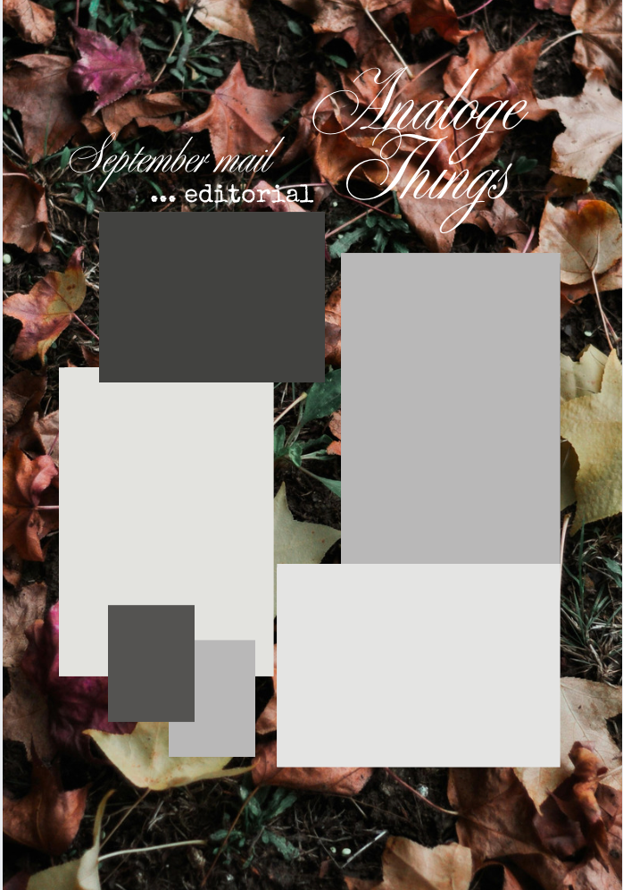 September Mail  coming soon